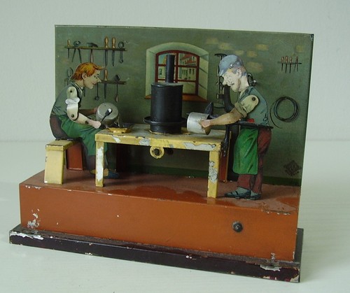 Antikes seltenes blech - seltenes, bing